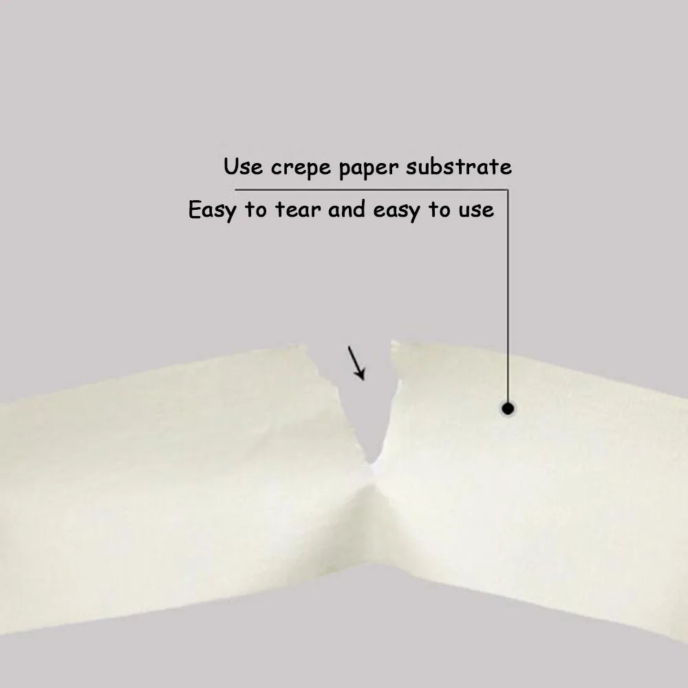 20m Masking Tape – 6mm-50mm Adhesive Crepe Paper for Painting, Drawing, and DIY Projects
