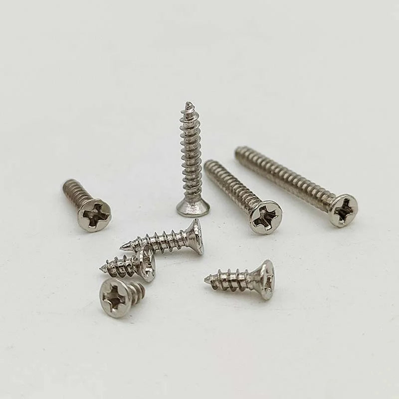 500PCS Self-Tapping Phillips Screws Kit – M2 Alloy Steel, 5 Sizes for Woodworking & DIY
