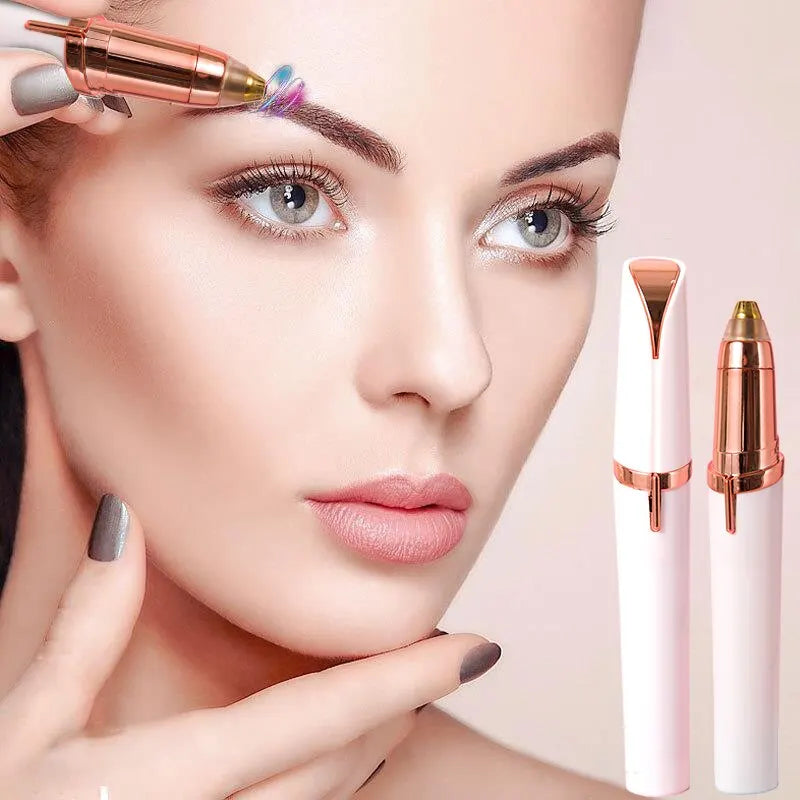 Electric Eyebrow Trimmer – Beginner-Friendly, Automatic Hair Removal for Eyebrows & Nose