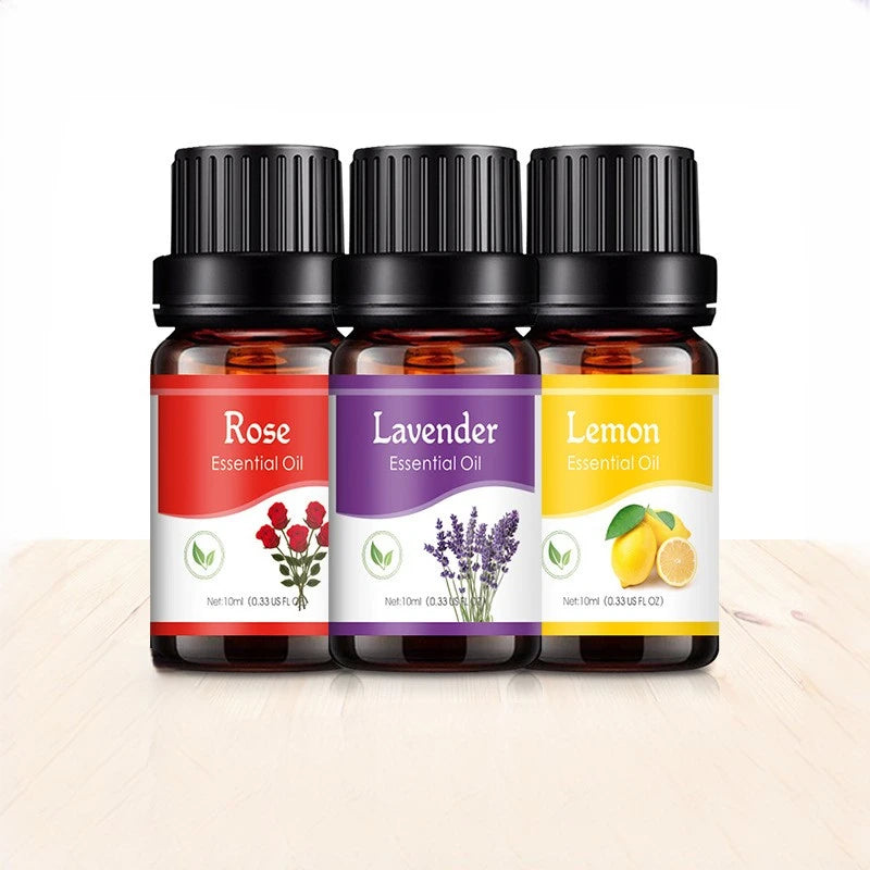 18 Essential Oil Scents – 10ml Water-Soluble Fragrances for Aroma Diffuser & Humidifier
