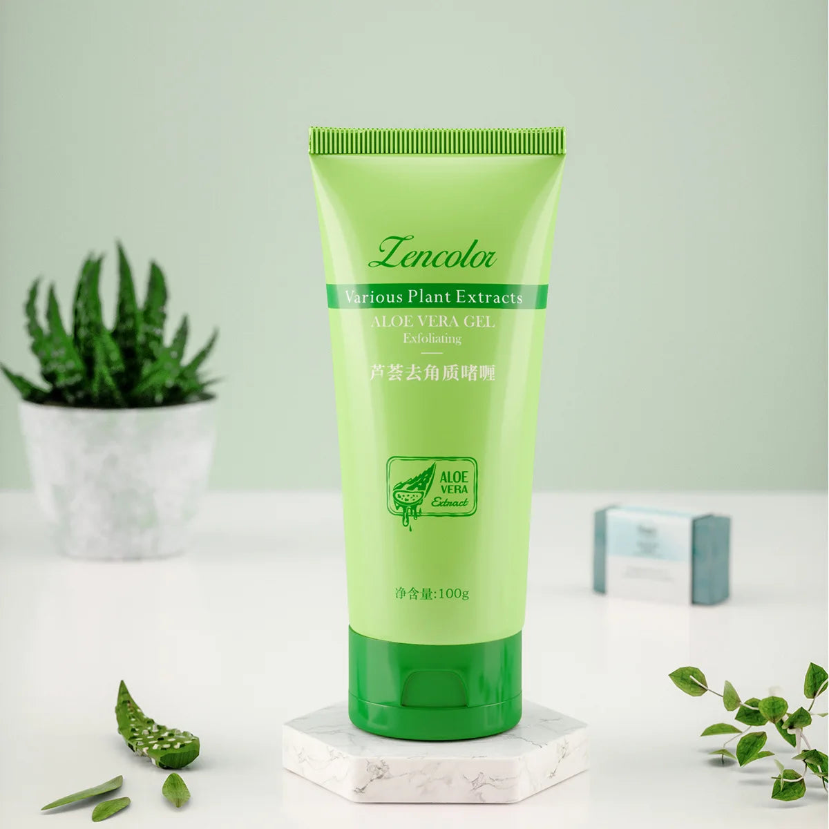 Exfoliating Aloe Vera Gel – Gentle Deep Cleansing for Face & Body