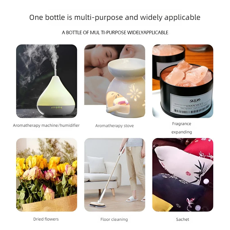 18 Essential Oil Scents – 10ml Water-Soluble Fragrances for Aroma Diffuser & Humidifier