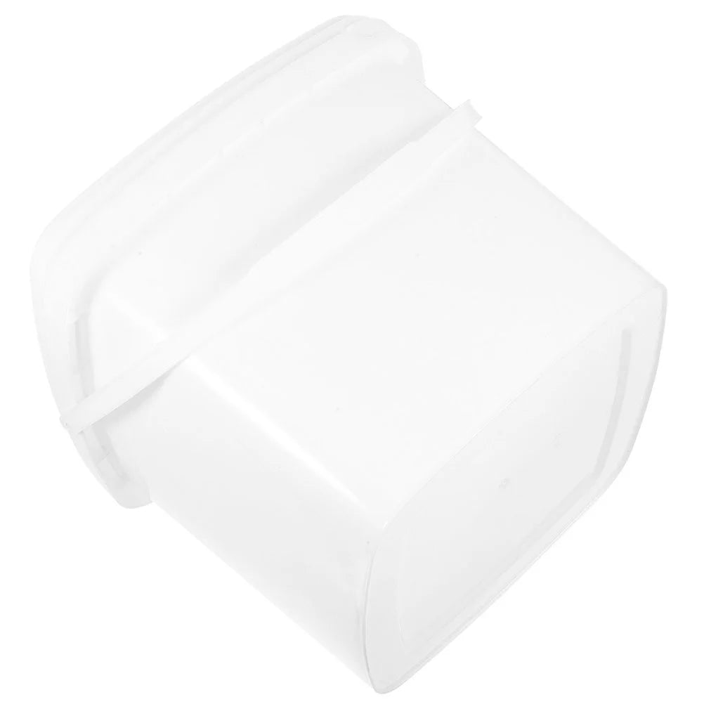 3L Clear Plastic Bucket with Lid – Reusable Container for Paint, Water & Mixing