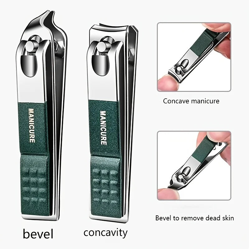6-Piece Portable Luxury Manicure & Pedicure Set – Nail Clippers & Personal Care Tools