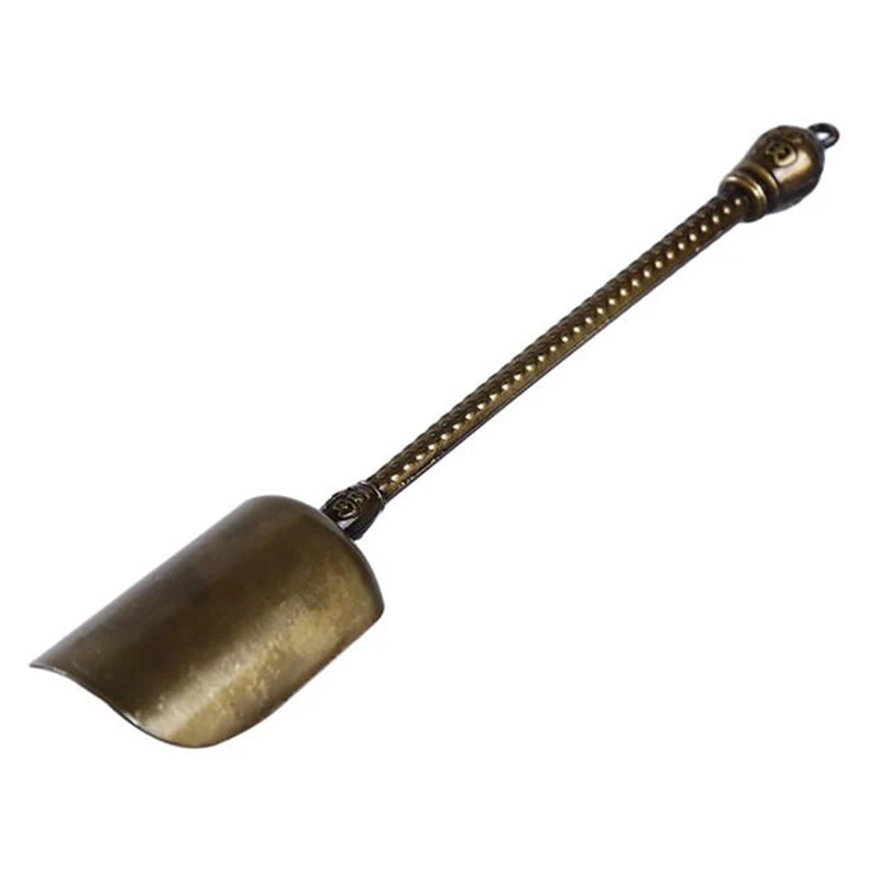 Retro Metal Chinese Tea Scoop – የሻይ ማንኪያ ለሻይ ሥነ ሥርዓት እና ቅጠሎች አያያዝ