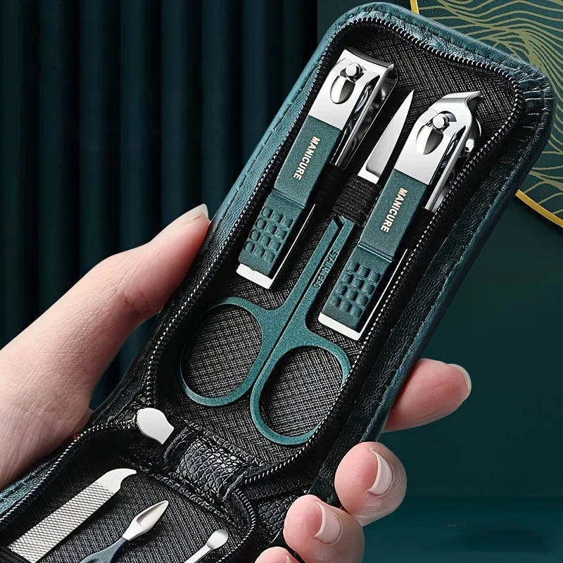 6-Piece Portable Luxury Manicure & Pedicure Set – Nail Clippers & Personal Care Tools
