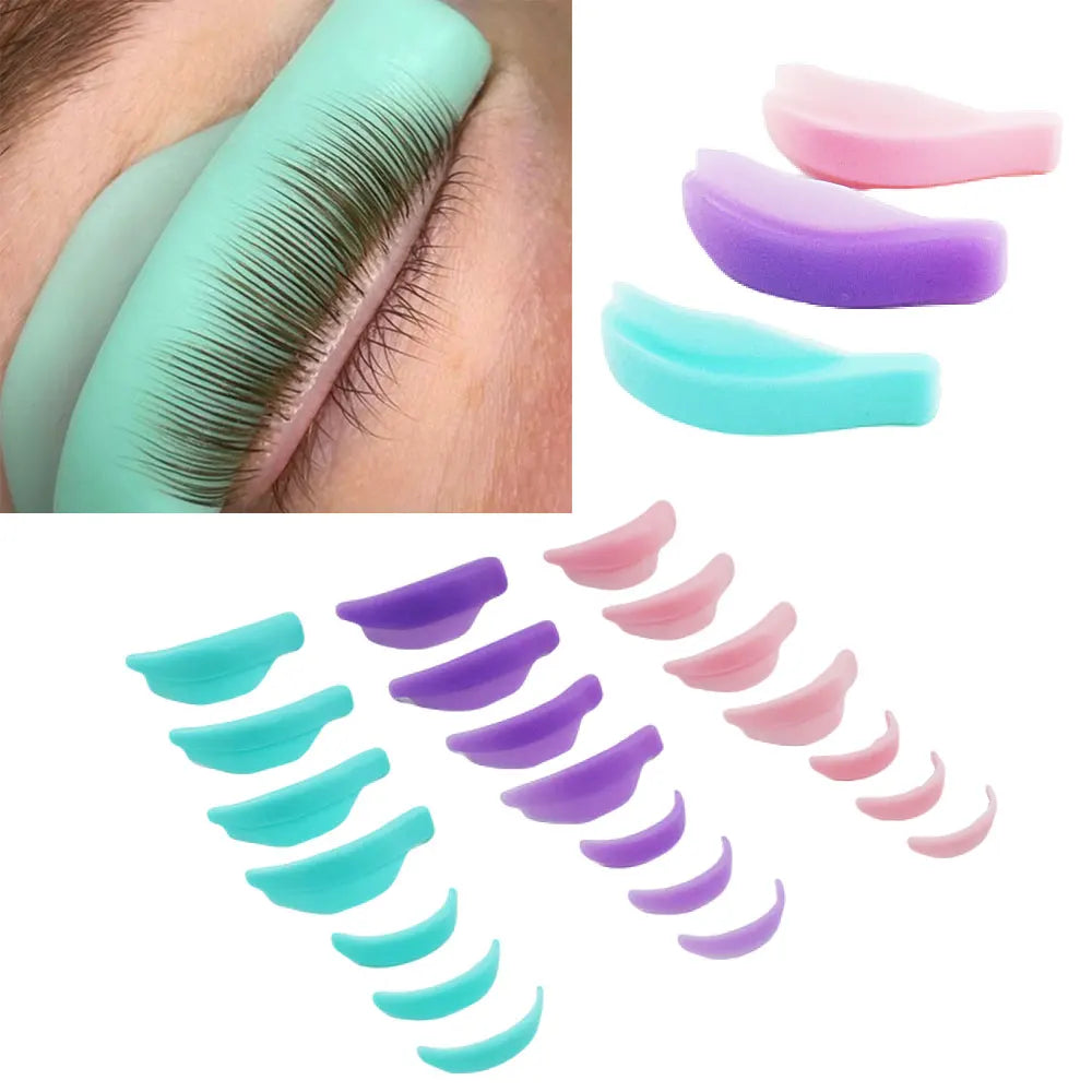 Eyelash Lifting Kit – 5-7 Pairs, Silicone Pads & Applicator Tools for Lash Perm