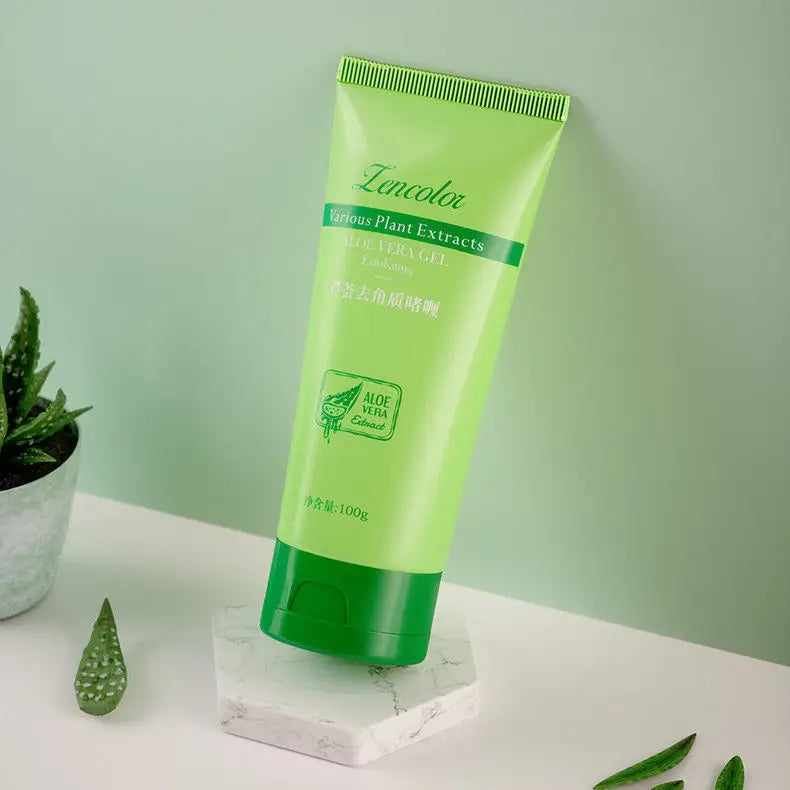 Exfoliating Aloe Vera Gel – Gentle Deep Cleansing for Face & Body