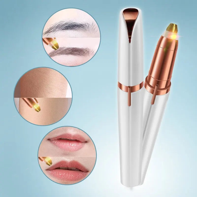 Electric Eyebrow Trimmer – Beginner-Friendly, Automatic Hair Removal for Eyebrows & Nose
