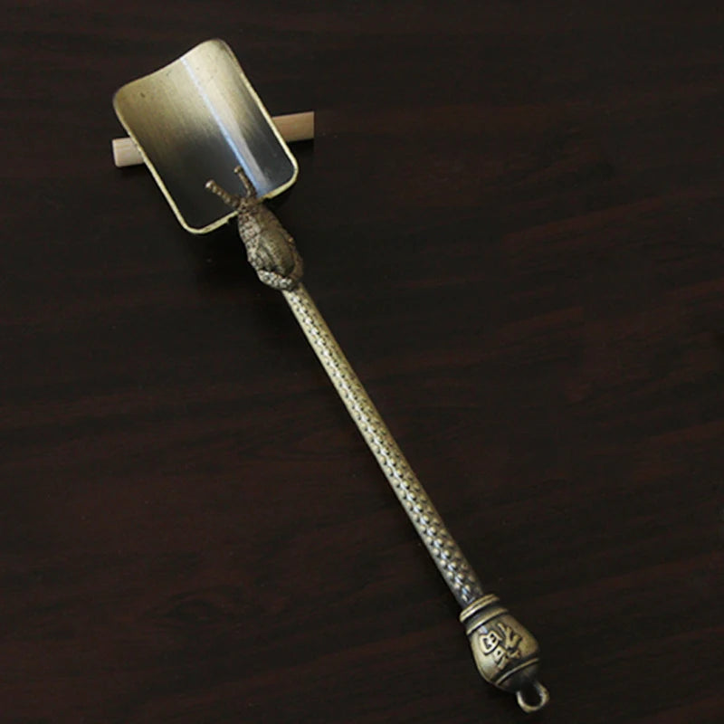 Retro Metal Chinese Tea Scoop – የሻይ ማንኪያ ለሻይ ሥነ ሥርዓት እና ቅጠሎች አያያዝ