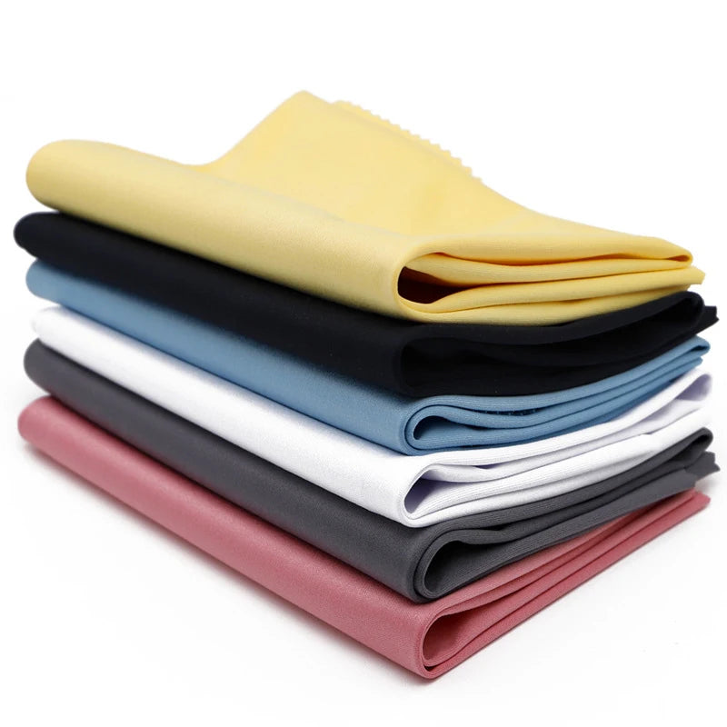 30x30cm Microfiber Cleaning Cloth Set - 5pcs Eyeglasses Cleaner Wipe (220gsm) - Various Colors
