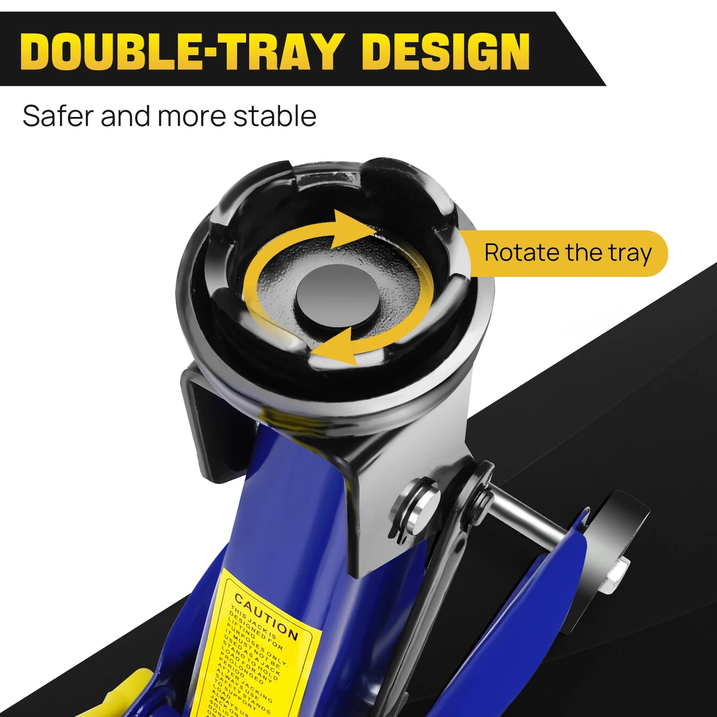 2 Ton DayPlus Hydraulic Trolley Jack - Low Profile for Garage & Emergency Tire Changes