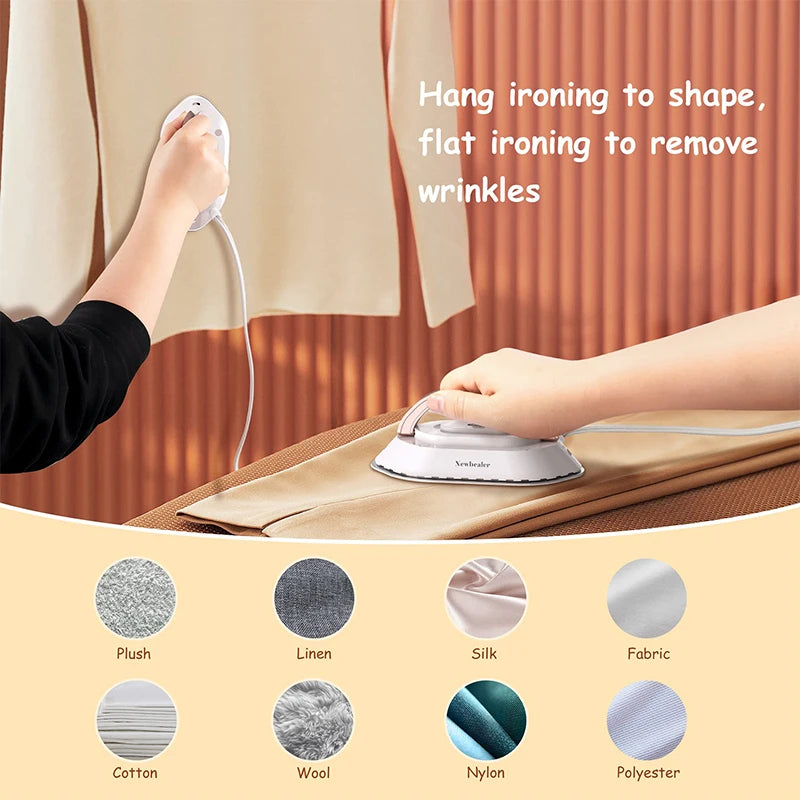 Mini Handheld Electric Dry Iron – Portable Travel Iron with Dual Voltage
