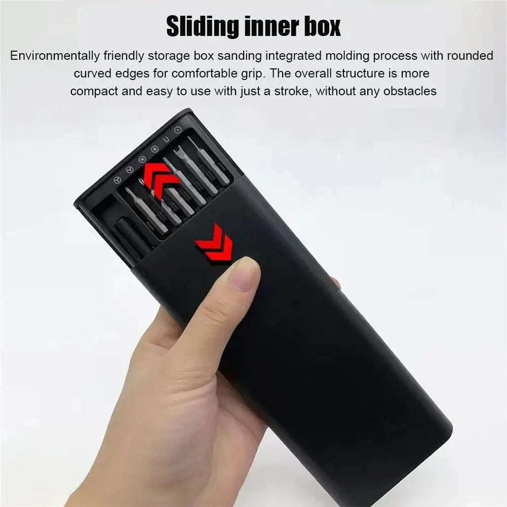 Precision Screwdriver Set – 24-Piece Manual Tool Kit for Phone & PC Repair