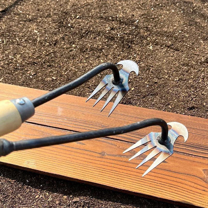 የማንጋኒዝ ስቲል አረም ማጨሻ - የአትክልት መሳሪያ ለመንቀል እና አፈርን ለማራገፍ