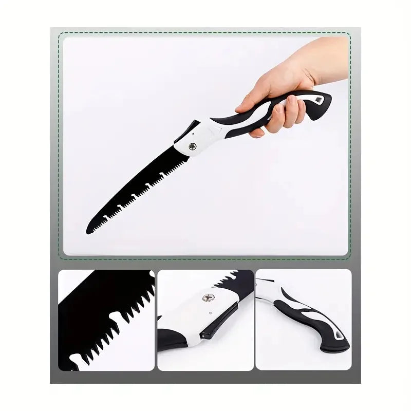 Portable Folding Hand Saw - Ideal for Logging, Woodworking, and Camping