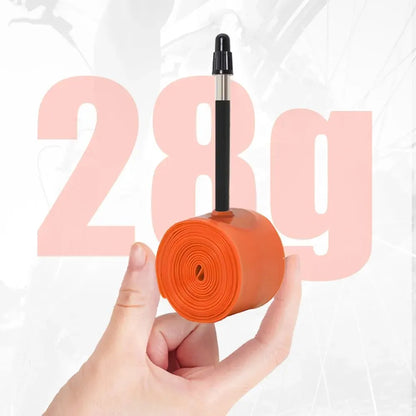 ThinkRider Ultralight Bike Inner Tube – 28g TPU for 700x18-28 Road Tires, French Valve