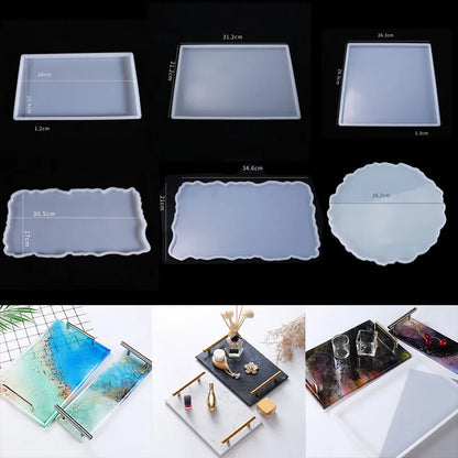 የሲሊኮን ትሬይ ሻጋታ ለ DIY ሙጫ - ብጁ የባህር ዳርቻዎችን ፣ ሳህኖችን እና የጌጣጌጥ ትሪዎችን ይፍጠሩ