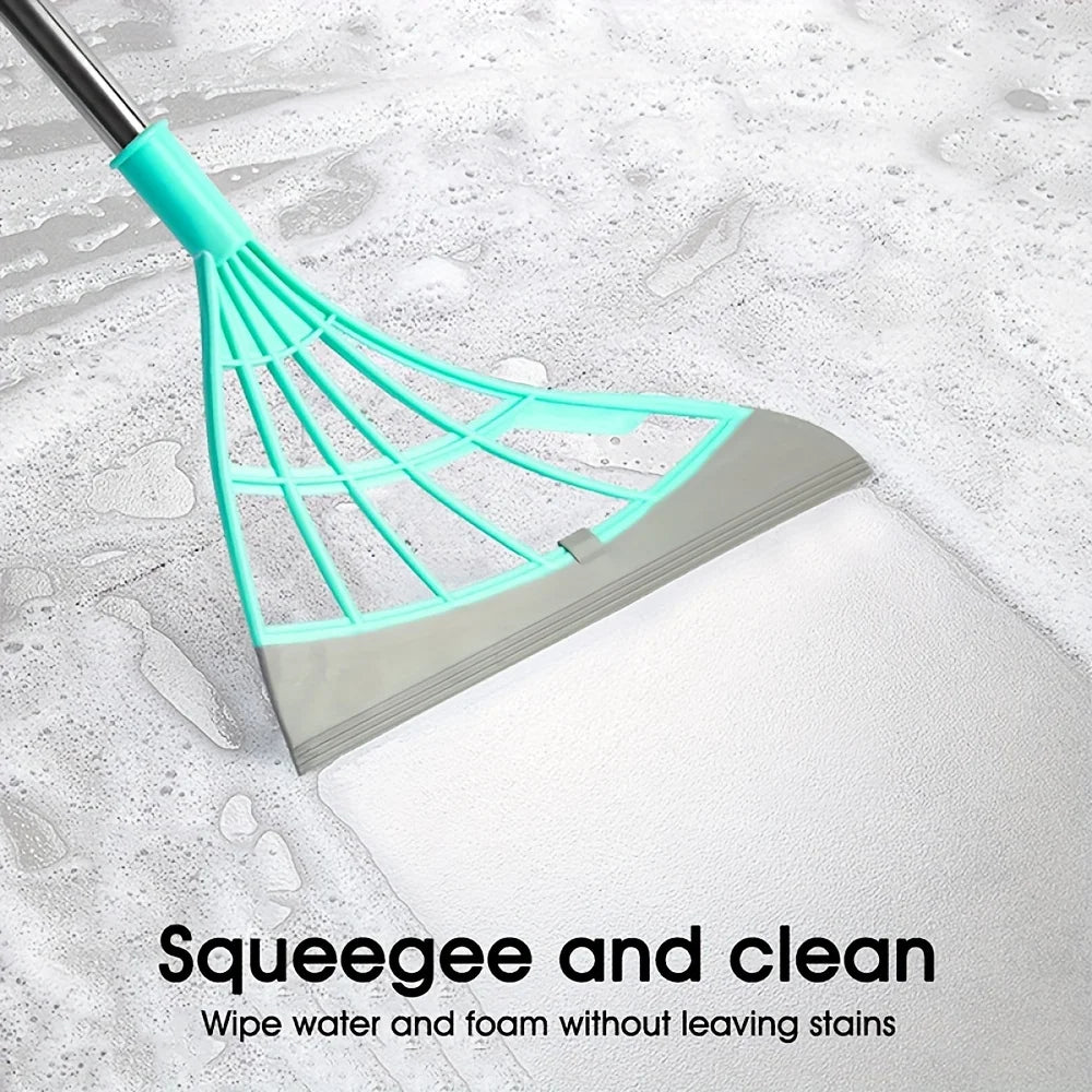 Silicone Scraper Broom – Magic Wiper for Glass, Floors, and Bathroom Cleaning