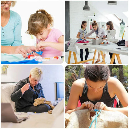 Portable Sewing Kit for Beginners & Pros - Includes Needles, Thread, Scissors & Essentials