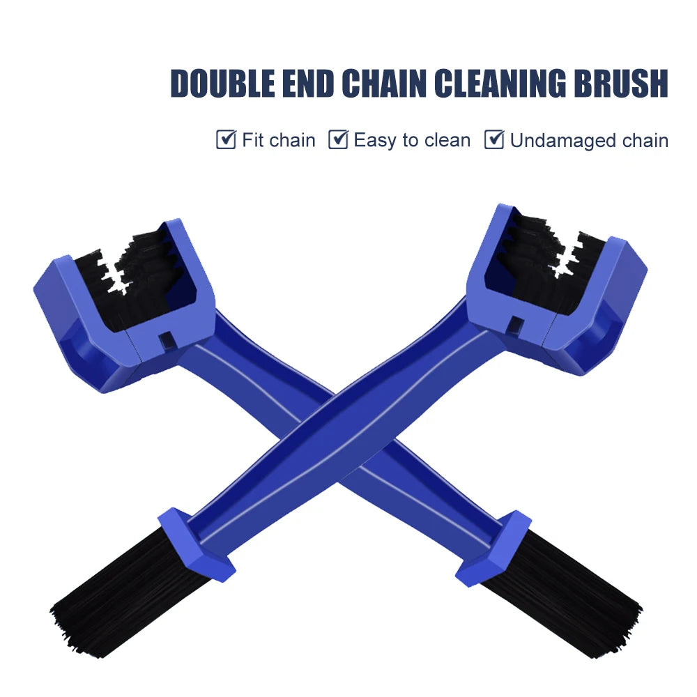 Portable Bicycle Chain Cleaner – Brush for MTB & Road Bike Maintenance