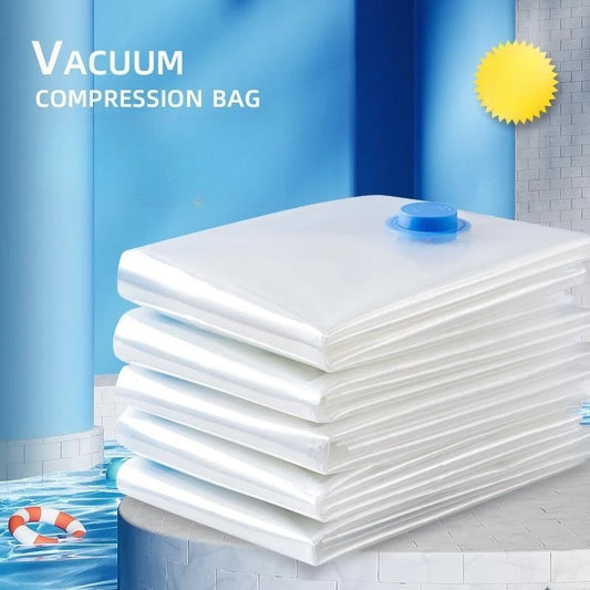 Reusable Vacuum Storage Bag with Pump – Compression Bag for Clothes & Travel