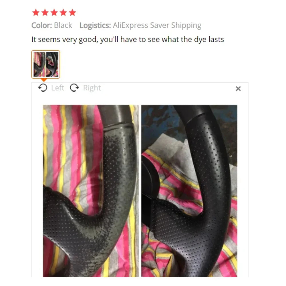 ערכת תיקון עור לרכב - מזור נוזלי לצביעה מחדש למושבים, נעליים ועוד