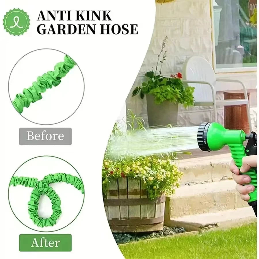 Expandable Magic Hose – High-Pressure Watering Hose with 7 Spraying Functions