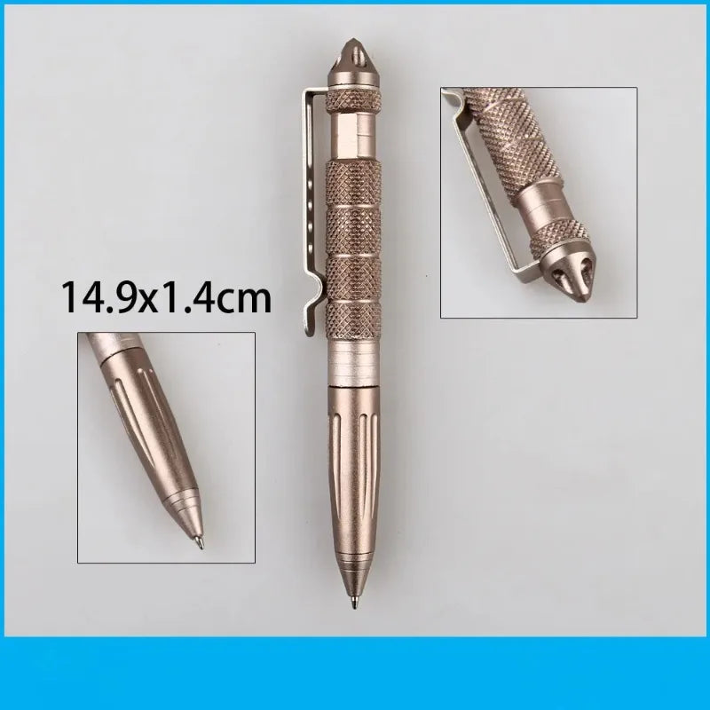 Multipurpose Tactical Pen – Self-Defense Tool & Glass Breaker with Ballpoint Writing