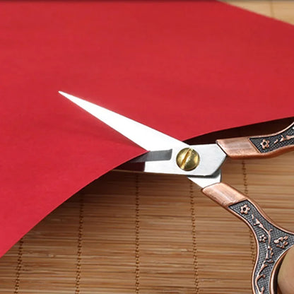 Colorful Stainless Steel Sewing Shears - For Fabric, Thread & Embroidery