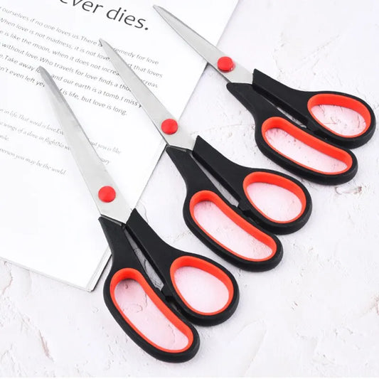 አይዝጌ ብረት መቀስ ስብስብ - 3pcs ለቤት ፣ለቢሮ እና ለስፌት ስራ
