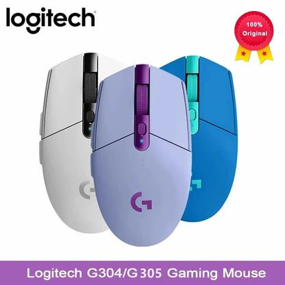 ሎጌቴክ G304 G305 ገመድ አልባ መዳፊት ጨዋታ ከፔሪፈራል ፕሮግራም ሊሰራ የሚችል የቢሮ ዴስክቶፕ ላፕቶፕ መዳፊት LOL
