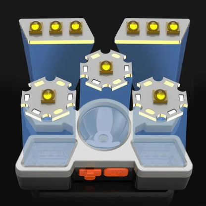 Rechargeable 5-LED Headlamp – Super Bright Light for Camping, Fishing, and Outdoor Use