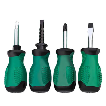 Retractable Magnetic Dual-Purpose Screwdriver – Cross & Flat Head