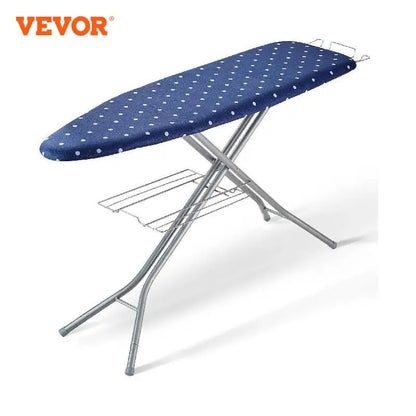 VEVOR Full-Size Ironing Board - Adjustable Height, Foldable with Heat-Resistant Cover