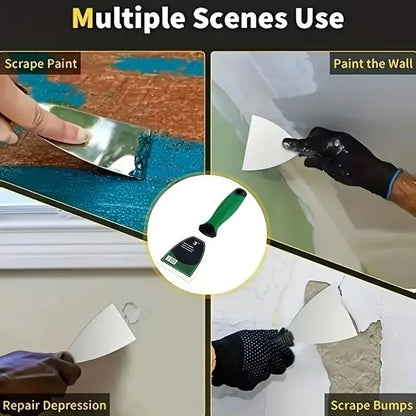 Heavy Duty Stainless Steel Putty Knife – Ideal for Construction & Decoration