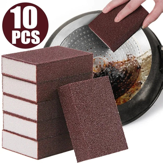 10PCS ናኖ አስማት ስፖንጅ ኢሬዘርስ - ዝገትን ማስወገድ እና የወጥ ቤት ማጽጃ