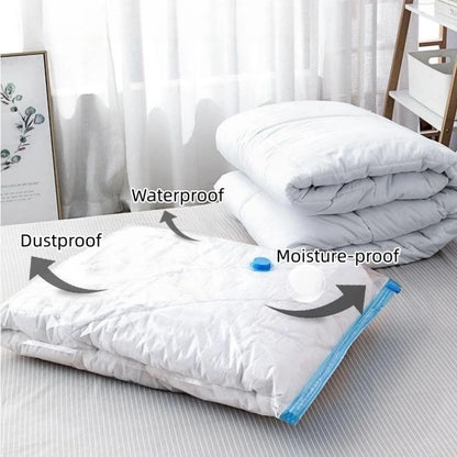 שקית אחסון ואקום לשימוש חוזר עם משאבה - תיק דחיסה לבגדים ולנסיעות