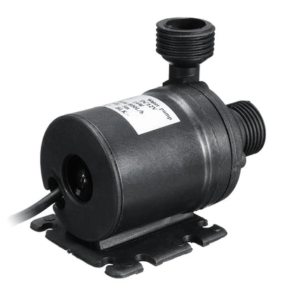እጅግ በጣም ጸጥ ያለ 12 ቪ የውሃ ፓምፕ - 800L/H የውሃ ውስጥ የውሃ ገንዳዎች ፣ ኩሬዎች እና ፏፏቴዎች የሚገዛ ፓምፕ