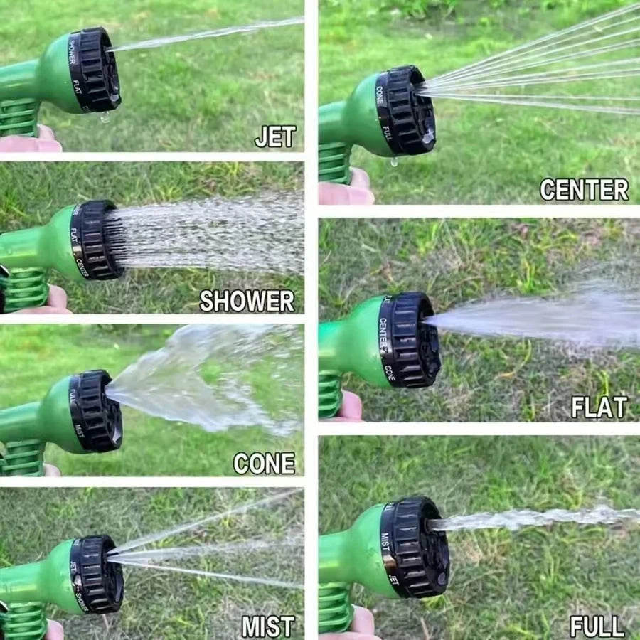 Expandable Magic Hose – High-Pressure Watering Hose with 7 Spraying Functions