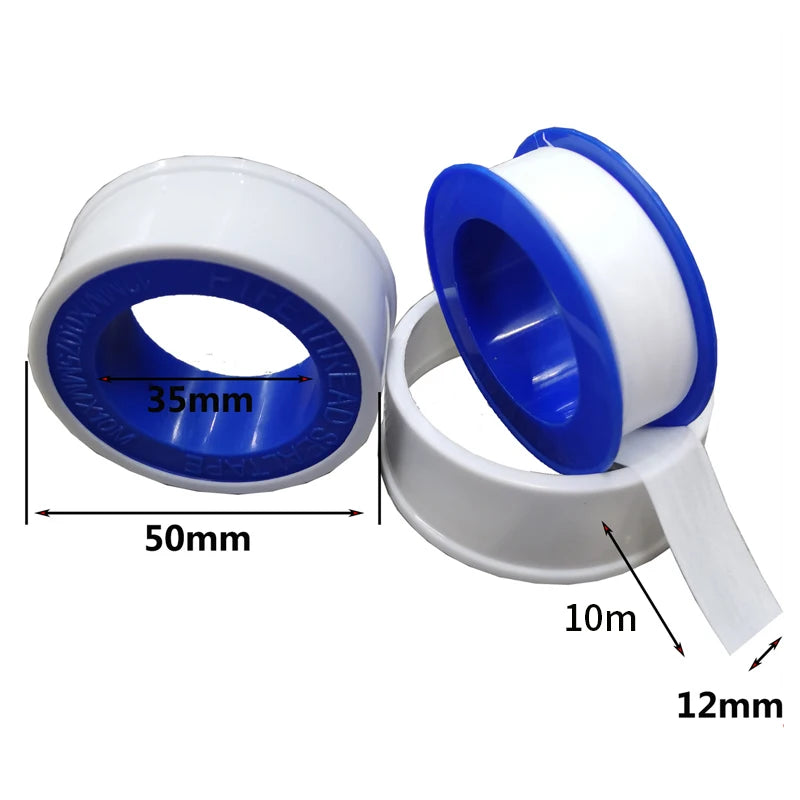 סרט טפלון לאינסטלציה – 20 מ' איטום PTFE תעשייתי לצינורות מים וגז