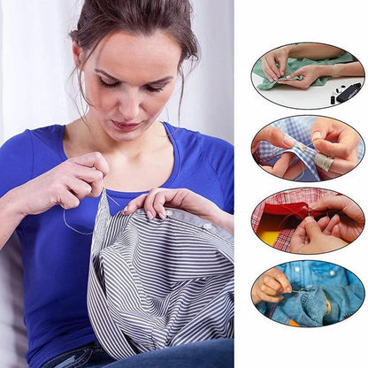 Portable Sewing Kit for Beginners & Pros - Includes Needles, Thread, Scissors & Essentials